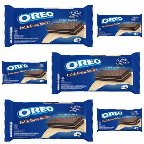 Jual Oreo Dutch Cocoa Wafer Choco Vanilla Wafer Cokelat Dengan Krim