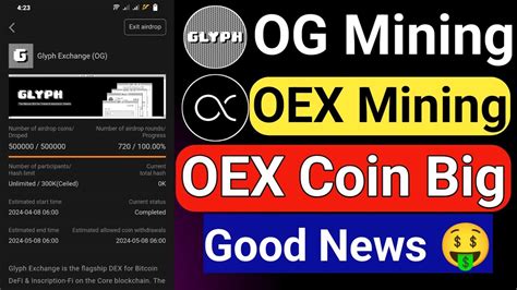 OEX Update OG Update OEX Mining Satoshi Core Mining Big Good News 1 OEX