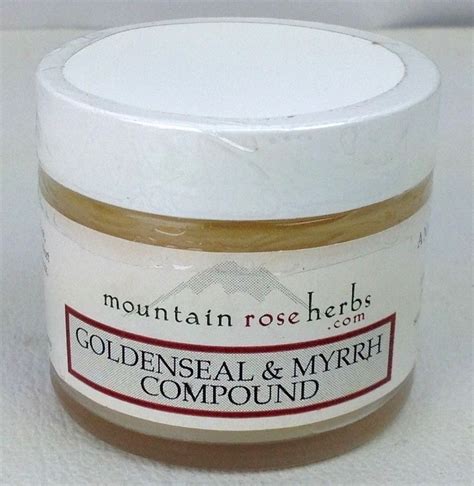 Mountain Rose Herbs Goldenseal Myrrh Compound 2 Oz Mountainroseherbs