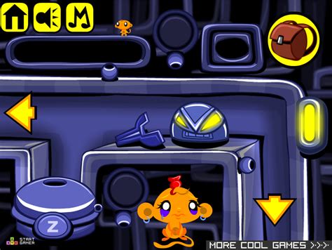 Игра Счастливая Обезьянка 536: Металлический Лабиринт (Monkey GO Happy ...