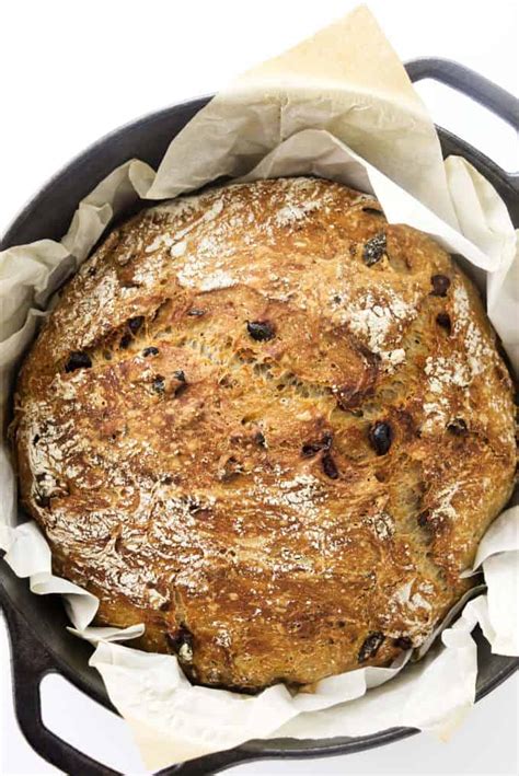 No Knead Cranberry Walnut Bread Savor The Best