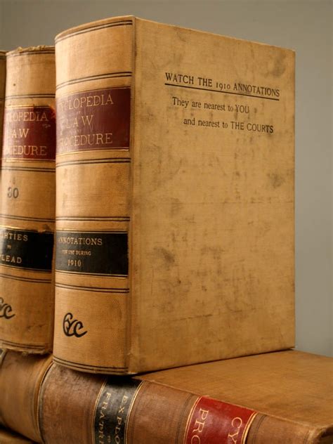 Collection of Vintage American Law Books at 1stdibs