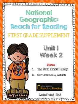 1st Grade National Geographic Reading Series Reach For Reading Unit 1