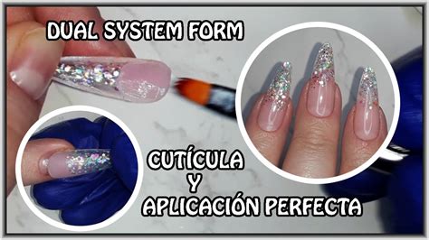 Como Hacer U As De Polygel Con Dual System Forms Difuminado Facil Y