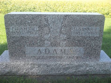 Susanna Catherine Studebaker Adams Memorial Find A Grave