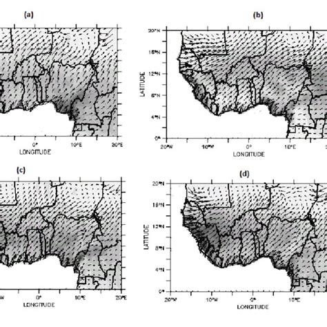 Spatial Pattern Of Mean Monthly Jjas Precipitation Mm Month For