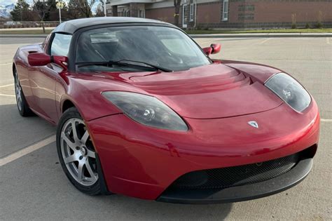 K Mile Tesla Roadster For Sale On Bat Auctions Sold For