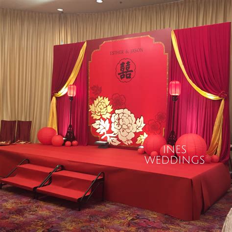 Backdrop Chinese Wedding Decorations