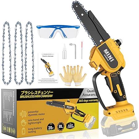 Amazon Cordless Mini Chainsaw For Dewalt Battery V Max