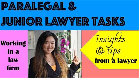 What Tasks Will I Be Given As A Paralegal Or Law Graduate Trainee