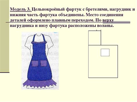 Выкройка фартука - 5 класс технология с нагрудником: описание ...