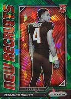 Desmond Ridder Prizm Nr New Recruits Green Ice Price Guide