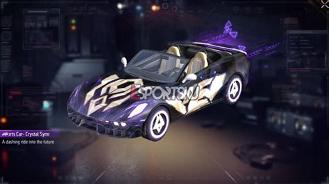 Cara Dapatkan Skin Sports Car Crystal Symmetry Free Fire Ff Esportsku