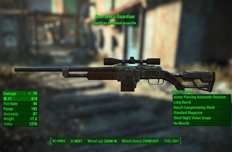 Fallout 4 OVERSEER'S GUARDIAN Sniper Rifle - Deltia's Gaming