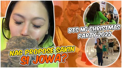 Nag Propose Sa Akin Si Jowa L Bts Ng Christmas Party Youtube