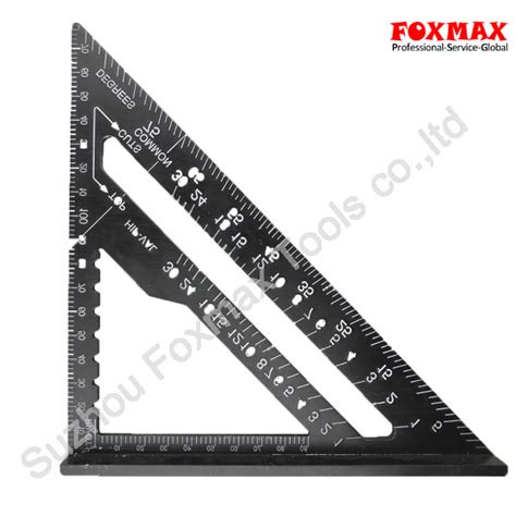 Aluminium Alloy Speed Square Rafter Triangle Angle Square Ruler FX S16