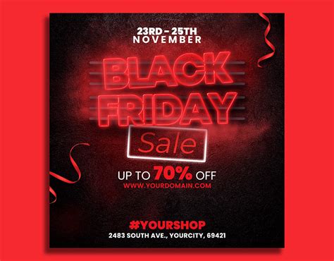 Black Friday Sale Flyer on Behance