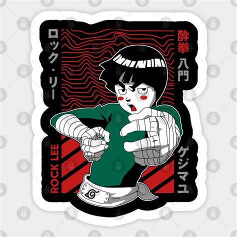 Rock Lee - Drunken Fist - Rocklee - Sticker | TeePublic