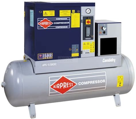 AIRPRESS Schroefcompressor Combi Dry APS 15 Basic GRATIS Verzending