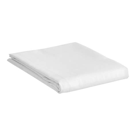 1888 Mills Naked T 300 37 X 21 X 2 White King Size Sateen Weave Combed Cotton Modal Pillow