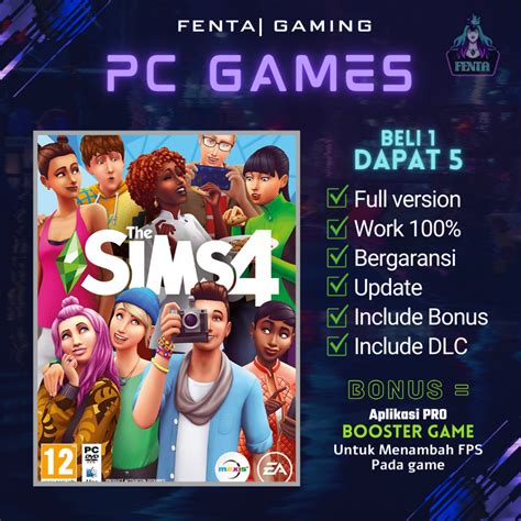 Jual The Sims 4 Digital Deluxe Edition Game Pc Game Laptop Shopee