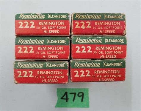 Vintage Remington Hi Speed Kleanbore 222 50 Gr SP 6 X 20 Adam