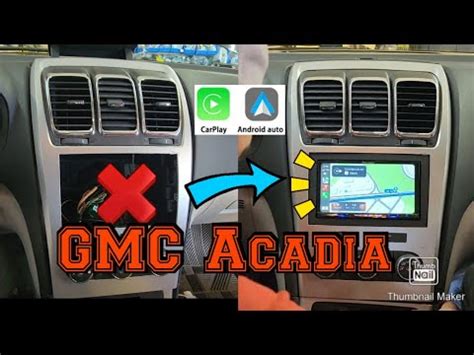 Gmc Acadia How To Remove Radio Apple Carplay Android Auto Pioneer