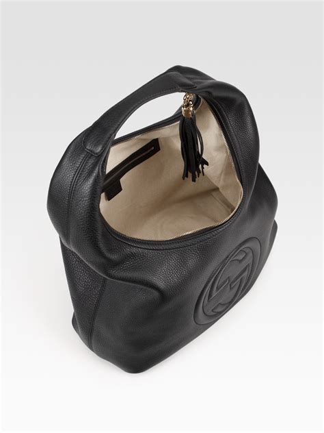 Gucci Soho Medium Hobo Bag In Black Lyst