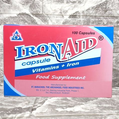 Ironaid Multivitamins Iron 100 Capsules Lazada Ph