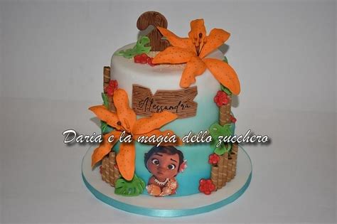 Baby Moana cake - Decorated Cake by Daria Albanese - CakesDecor