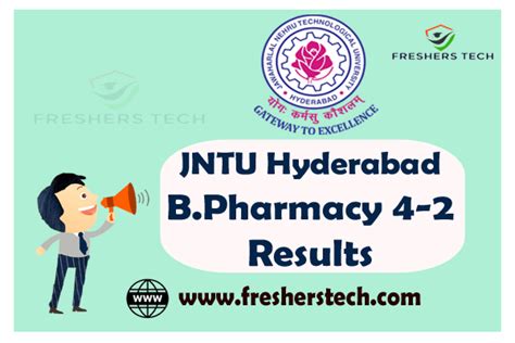 Jntuh B Pharmacy Results Regular Advance Supply July Exams