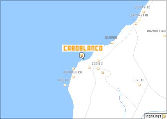 Cabo Blanco (Peru) map - nona.net