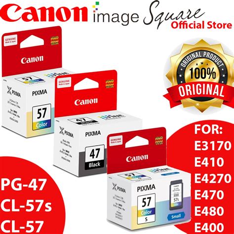 Ship Out 24 Hrs Canon PG 47 CL 57 CL 57S Original Ink Cartridge