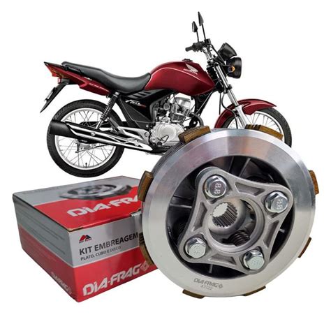 Kit Embreagem Completa Diafrag Honda CG 150 Titan Fan 150 Bros 150 Fan