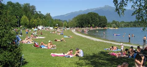 Camping Alpen Lac De Carouge Het Meer Van Carouge