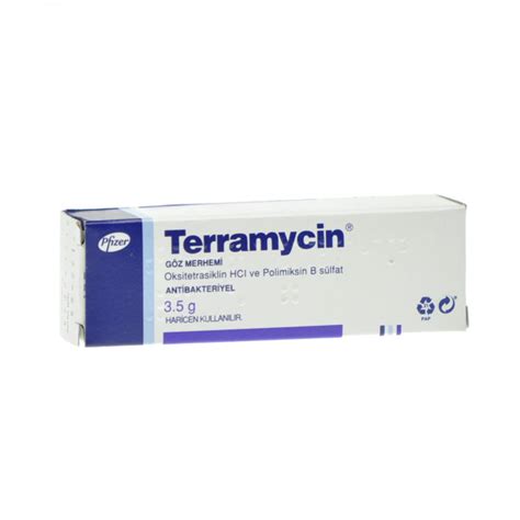 Terramycin - Oxytetracycline - ขี้ผึ้งป้ายตา แก้อักเสบและฆ่าเชื้อ 3.5g ...