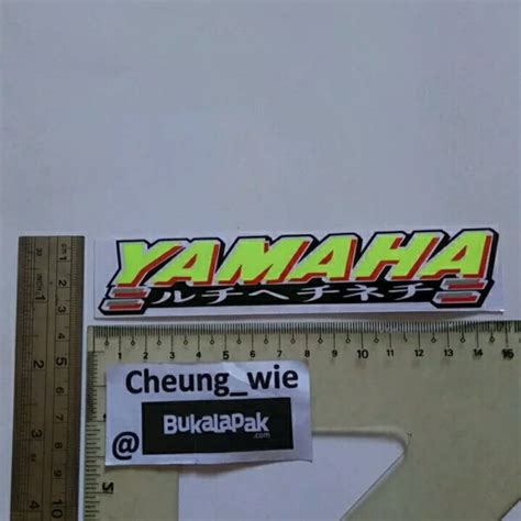 Jual Stiker Sticker Cutting Logo Yamaha Stabilo Size 14cm Harga