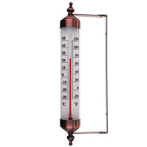 Thermometer World Außenthermometer mit Bronze Effekt Design