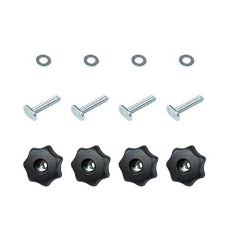 POWERTEC T Track Knob Kit With 7 Star 5 16 In 18 Threaded Knob Bolts