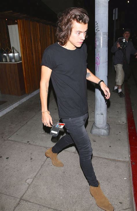 Basics Black On Black Saint Laurent Boots Men Preacher Styles Harry