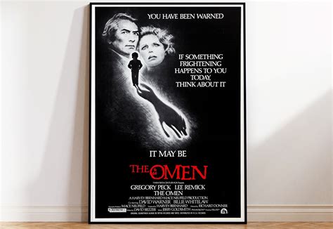 The Omen, Vintage 1976 Horror Movie Poster, Print DIGITAL DOWNLOAD - Etsy