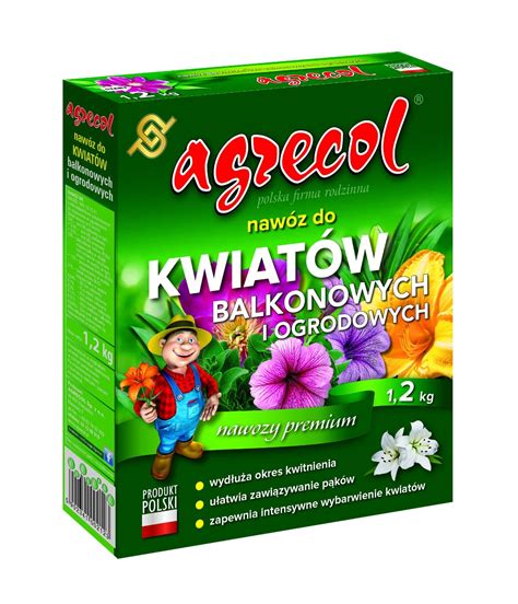 AGRECOL Nawóz do kwiatów balkonowych i ogrodowych 1 2kg Ogrodowykoszyk