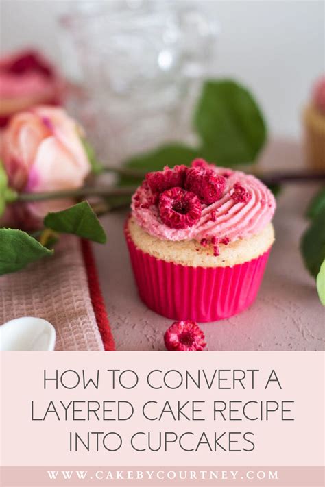 How To Convert Any Layered Cake Into Cupcakes Cake By Courtney