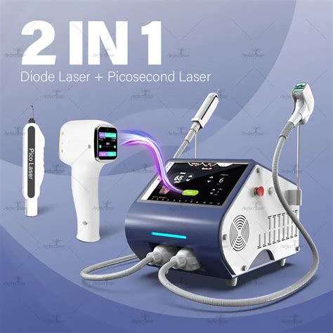 Perfectlaser 2024 Nd Yag Laser Pico Machine 2 In 1 Device For Tattoo