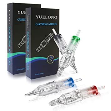 Tattoo Cartridge Needles Yuelong Pcs Assorted Disposable Tattoo