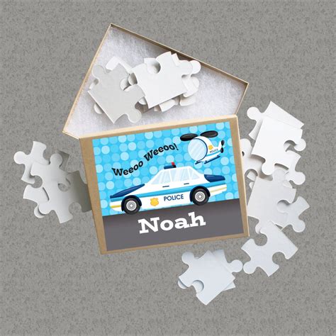 Kids Police Personalized Puzzle Police Car Police - Etsy