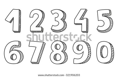 286,921 Numbers Black White Stock Vectors and Vector Art | Shutterstock