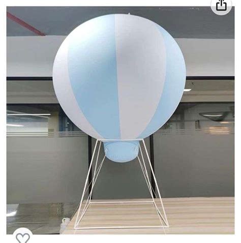 Sayok Ft Pvc Half Hot Air Balloon Inflatable Baby Shower Party Balloon With Standing Frame C