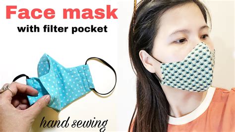 Face Mask Sewing Tutorial How To Make A Fabric Face Mask With Filter