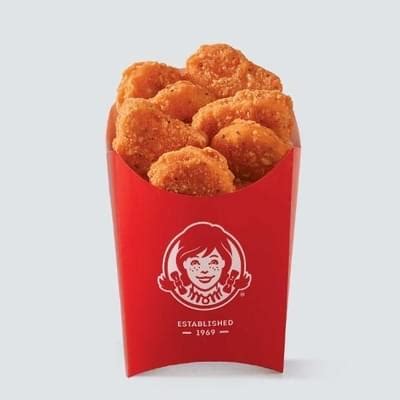 Wendy's 10 Piece Spicy Chicken Nuggets Nutrition Facts